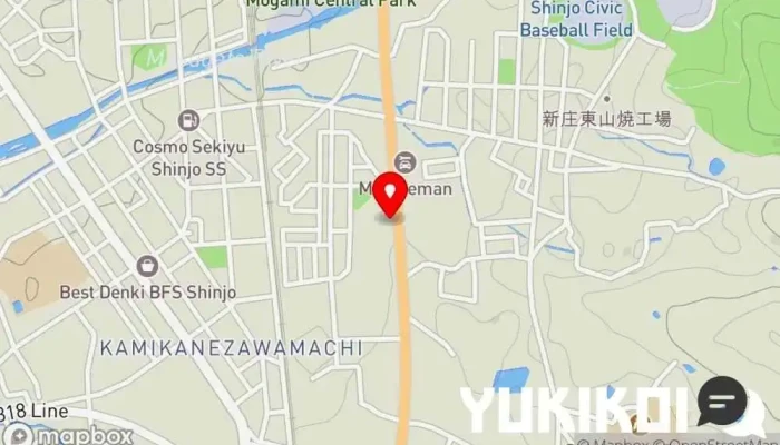 の地図 いぶし亭 味彩処 レストラン で 新庄市