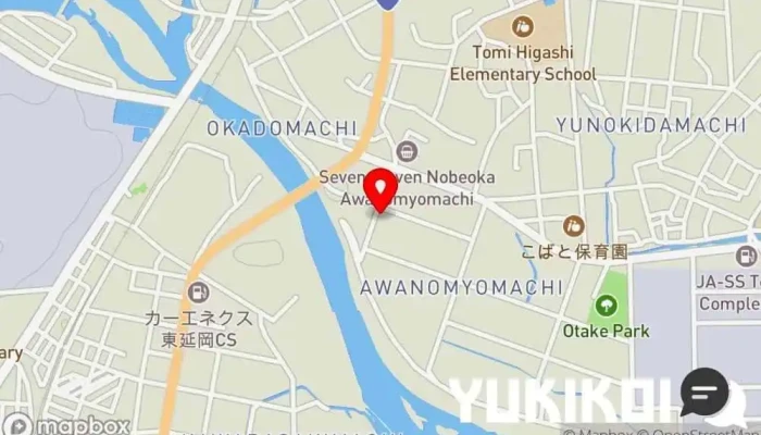 の地図 うどん・そば やま信 延岡北店 うどん屋 で 延岡市