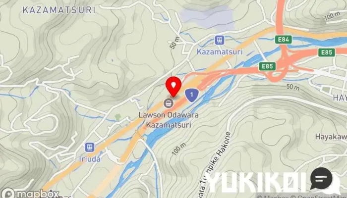 の地図 うなぎ亭 友栄 うなぎ料理店 で 小田原市