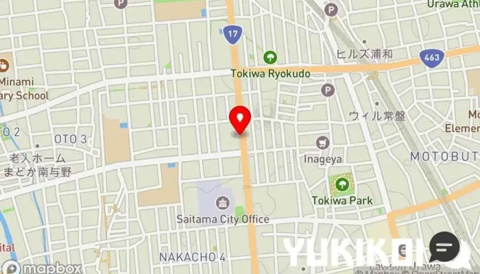 の地図 うなぎ処 古賀 うなぎ料理店, 和食店, シーフード・海鮮料理店 で さいたま市