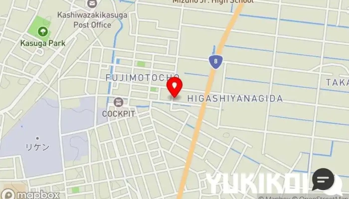 の地図 うなぎ割烹 とみ好 うなぎ料理店 で 柏崎市