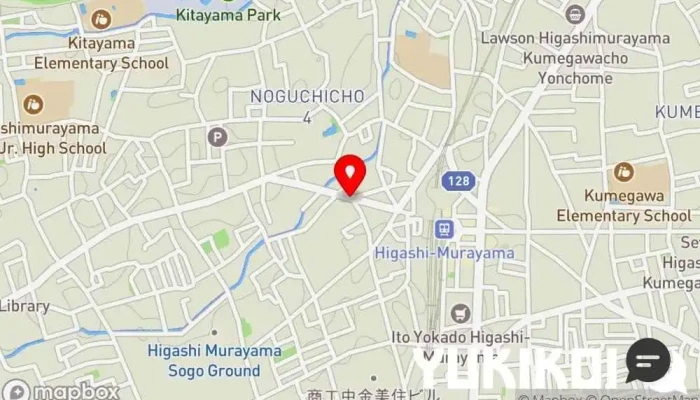 の地図 うなぎ源八 うなぎ料理店 で 東村山市