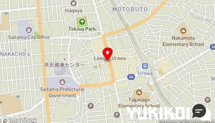 の地図 うなぎ瀧澤 うなぎ料理店, 和食店 で さいたま市