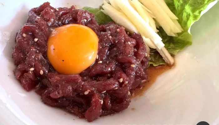 うまい焼肉 あおぞら 渋川西店 -  タルタルステーキ - 渋川市