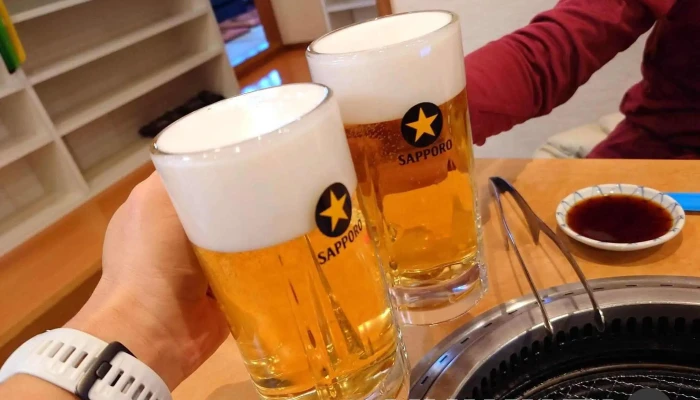 うまい焼肉 あおぞら 渋川西店 -  ビール - 渋川市