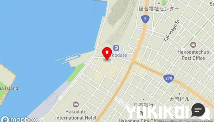 の地図 えびす食堂 シーフード・海鮮料理店, 定食屋, 和食店 で 函館市