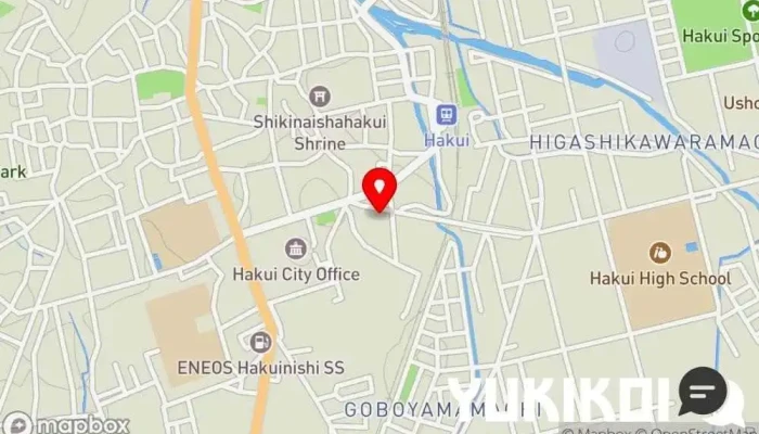 の地図 おこのみ だん喜 お好み焼き店 で 羽咋市