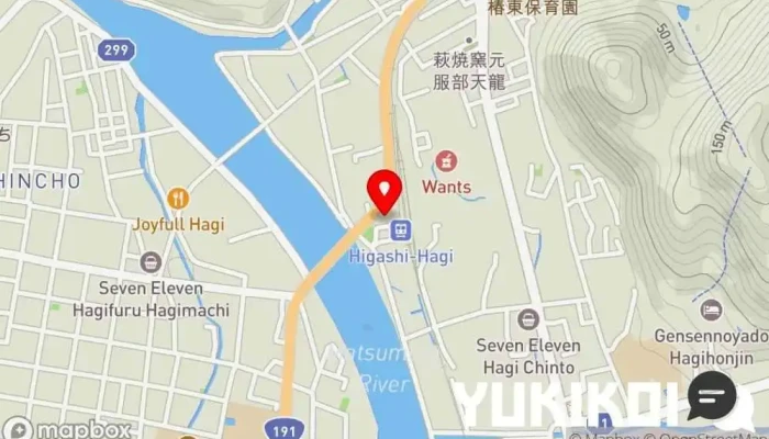 の地図 おしゃれ茶屋 萩店 居酒屋 で 萩市