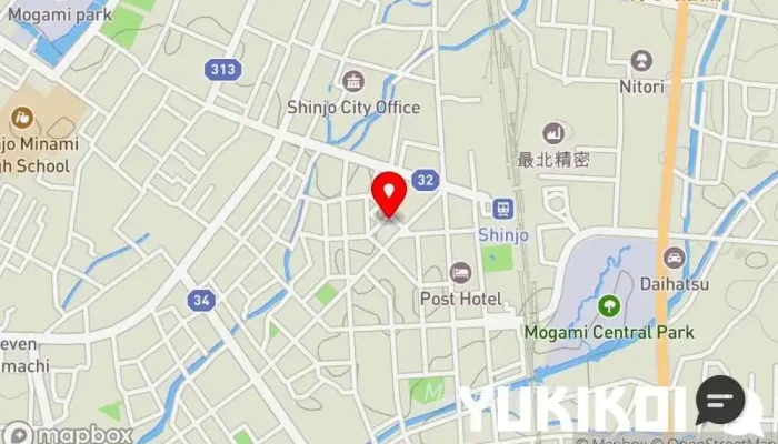 の地図 おでんと日本酒 はとり 居酒屋 で 新庄市
