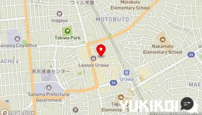 の地図 お多幸浦和店 和食店, おでん店 で さいたま市