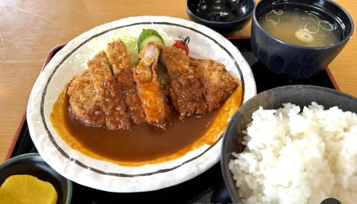 お食事 風の寄り道 -  豚カツ - 名寄市