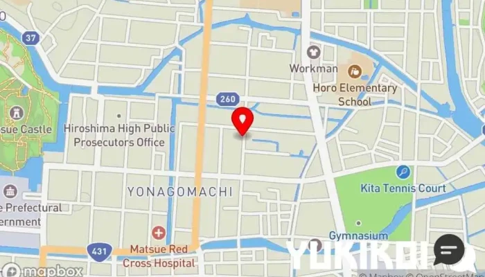 の地図 お食事処 ふの 定食屋 で 松江市