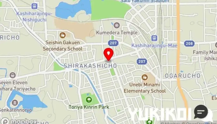の地図 お食事処 よろづ 定食屋 で 橿原市