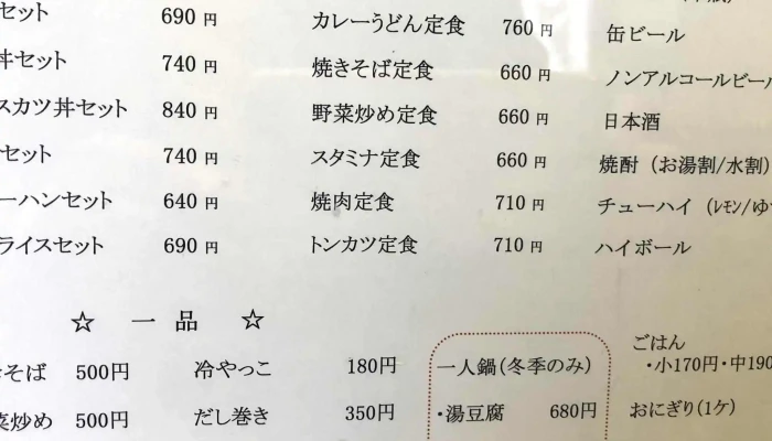 お食事処 加賀屋 -  コメント - 寝屋川市