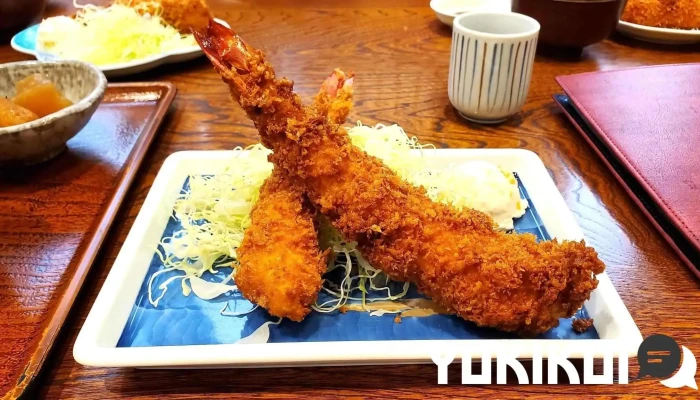 お食事処とみ家 -  エビフライ - 柏崎市