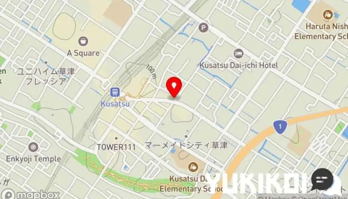 の地図 かき小屋フィーバー＠ 滋賀草津店 オイスターバー　レストラン で 草津市
