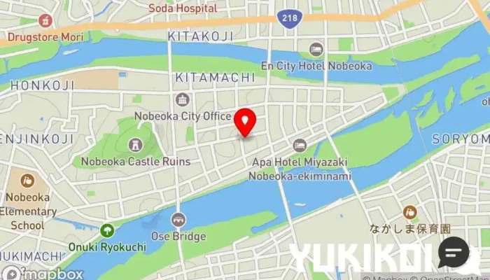 の地図 かくれ処キッチンふかみ 居酒屋 で 延岡市