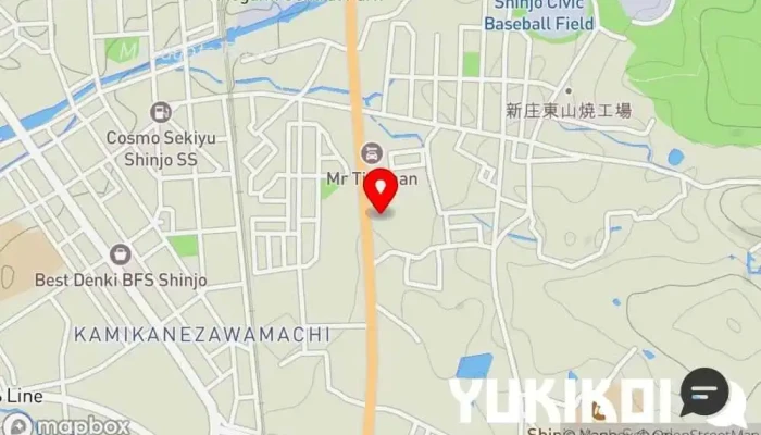 の地図 かっぱ寿司 新庄店 回転寿司店, 寿司店, テイクアウト寿司店 で 新庄市