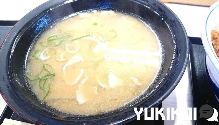 かつや 石川小松店 -  味噌汁 - 小松市