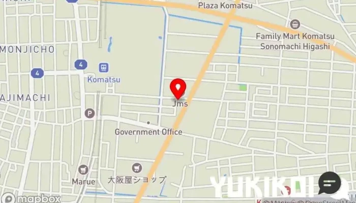 の地図 かつや 石川小松店 ファースト フード店, 和食店, かつ丼屋, とんかつ店 で 小松市