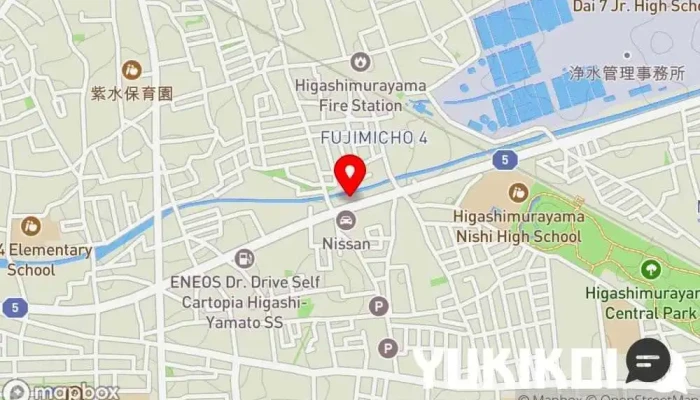 の地図 から好し 東村山富士見町店 日本式洋食レストラン, 定食屋, 鶏料理店, ファミリー レストラン, 和食店, テイクアウト で 東村山市
