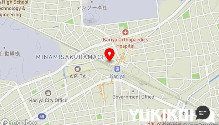 の地図 がぶ飲み酒場 3バルカン 居酒屋, 肉料理店, ワイン専門店 で 刈谷市