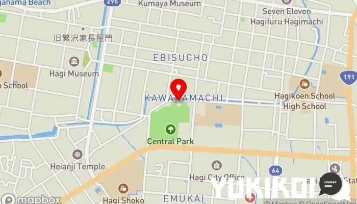 の地図 がんこ菴手打そば本店 蕎麦店 で 萩市