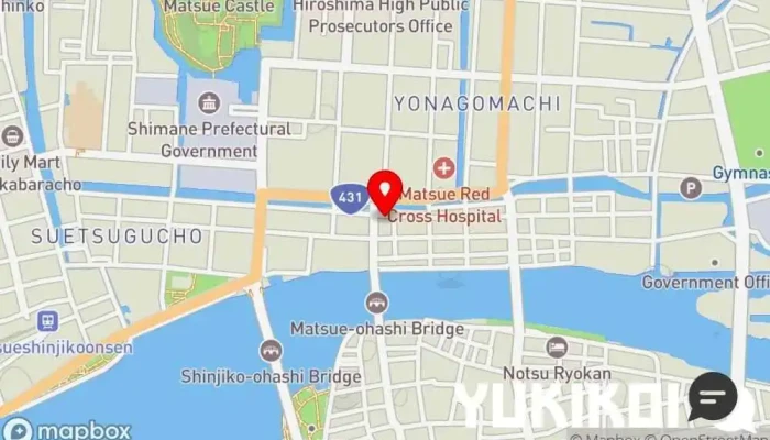 の地図 がん太 和食店 で 松江市