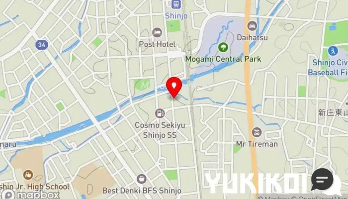 の地図 きがる レストラン で 新庄市