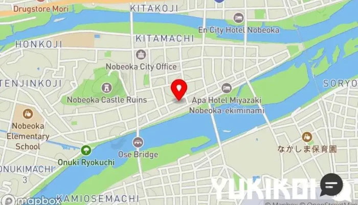 の地図 きたうら善漁。 和食店 で 延岡市