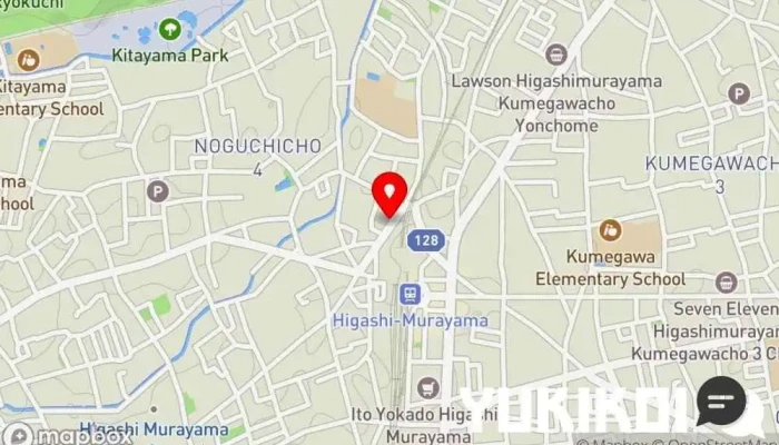 の地図 ぎょうざの満洲 東村山西口店 中華料理店, テイクアウト可能な中華料理店 で 東村山市