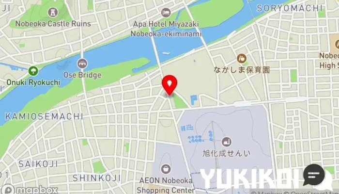 の地図 ぎょうざ専門 翠園 点心店, 飲茶・点心店 で 延岡市