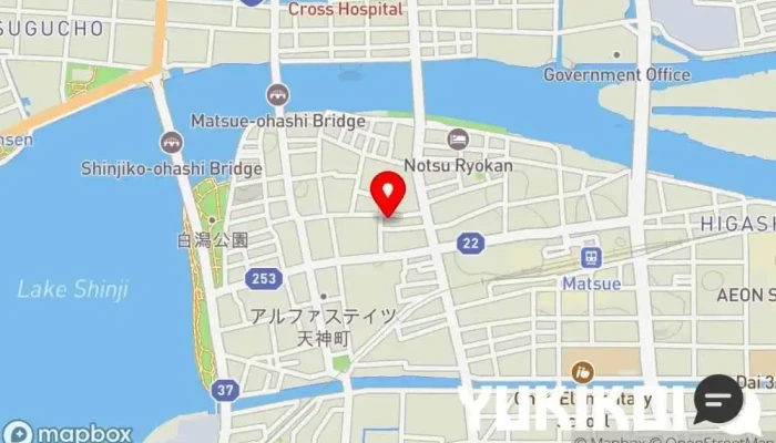 の地図 くいものや祭菜 居酒屋 で 松江市