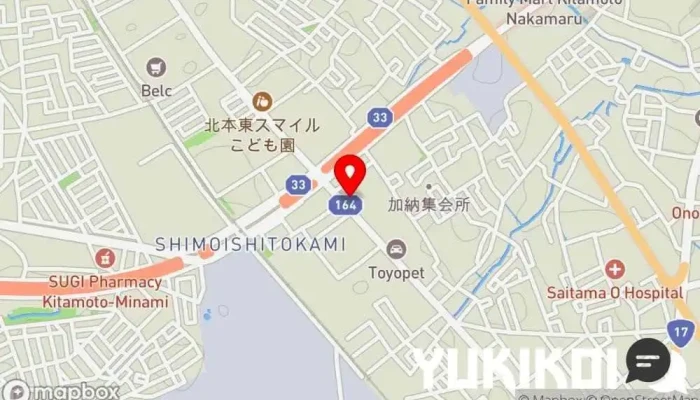 の地図 くら寿司 北本店 回転寿司店, ファミリー レストラン, テイクアウト, レストラン, 寿司店, テイクアウト寿司店 で 北本市