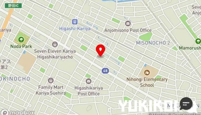 の地図 げってん 刈谷店 テイクアウトフライドチキン店, テイクアウト で 刈谷市