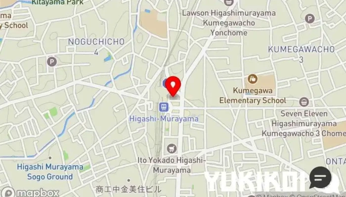 の地図 ごちそうやぽっ蔵 居酒屋, ドッグカフェ, 鍋料理店, 串焼き店, 酒店, おでん店, 焼き鳥店 で 東村山市