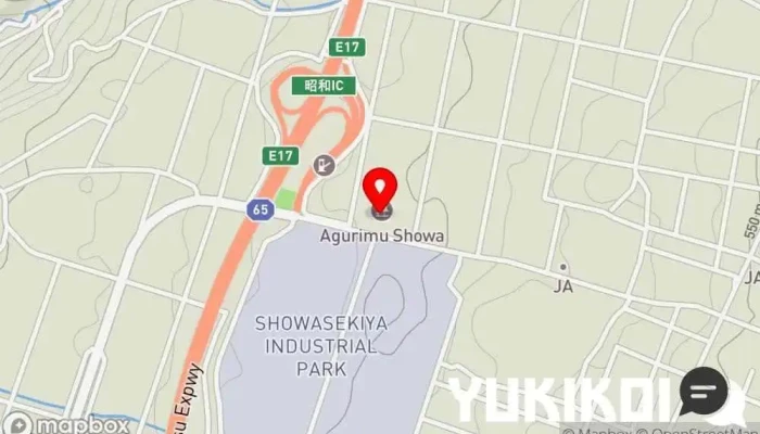 の地図 さくら工房 農家レストラン レストラン で 昭和村