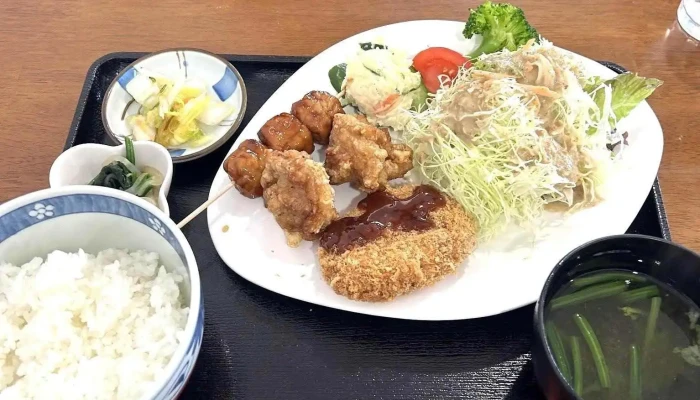さくら工房 農家レストラン -  豚カツ - 昭和村