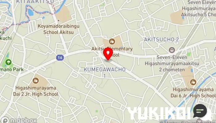 の地図中華料理店 さんらいず亭 en 東村山市 の地図 さんらいず亭 中華料理店 で 東村山市