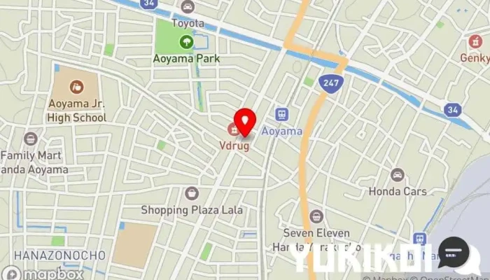 の地図 しなとら 半田店 ラーメン屋 で 半田市