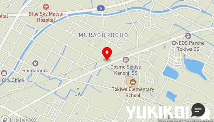 の地図 じゅじゅ庵（骨付鳥） 鶏料理店 で 観音寺市