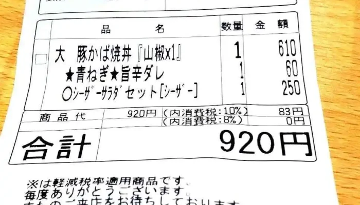 すき家 8号柏崎松美店 -  メニュー - 柏崎市