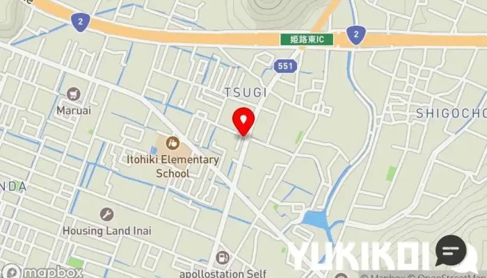 の地図 すき家 姫路継店 牛丼屋, 朝食レストラン, 定食屋, コーヒーショップ・喫茶店, ファミリー レストラン, ファースト フード店, カレー店, 和食店, テイクアウト, レストラン で 姫路市