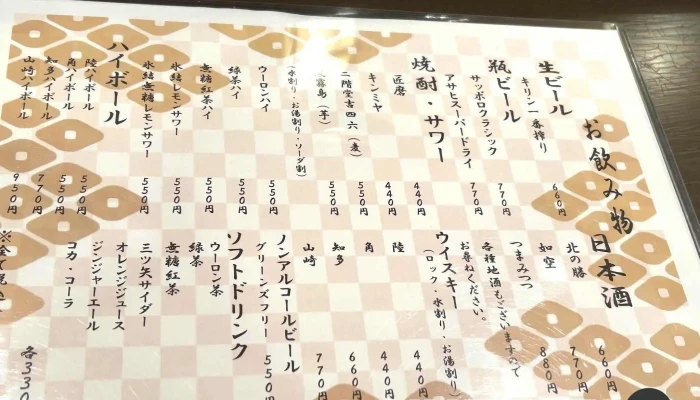 すし かわむら -  メニュー - 網走市