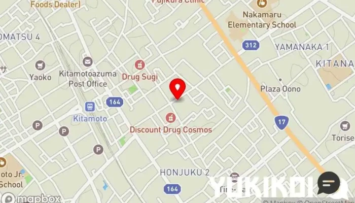 の地図 すしやのたい悟 寿司店 で 北本市