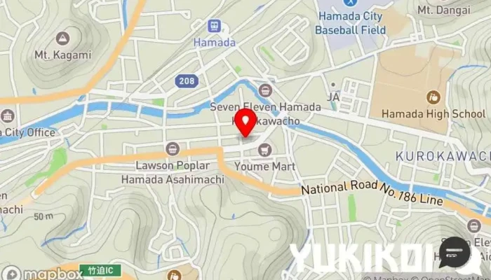 の地図 すし蔵 浜田本店 回転寿司店, 寿司店 で 浜田市