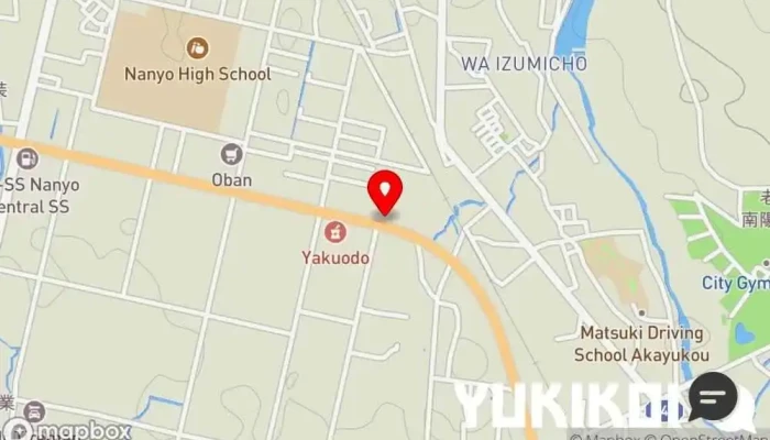 の地図 そば・むぎきり処 北条 蕎麦店 で 南陽市