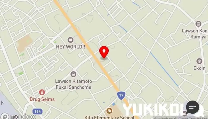 の地図 そば処 さんた亭 蕎麦店, 麺類専門店 で 北本市
