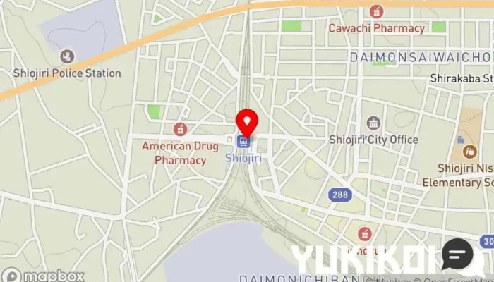 の地図 そば処 桔梗 蕎麦店 で 塩尻市