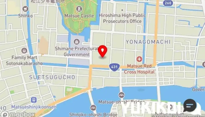 の地図 そば処 玄 蕎麦店 で 松江市